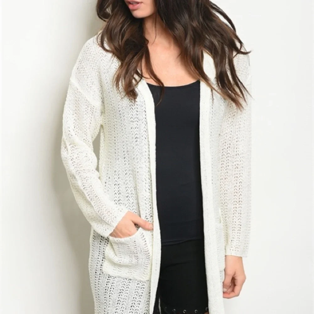 🆕Cardigan lightweight, In ivory - Picture 2 of 5